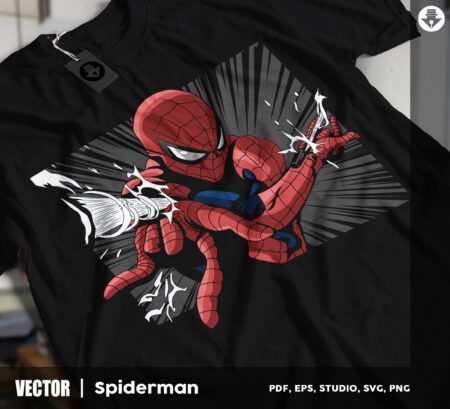vector spiderman web