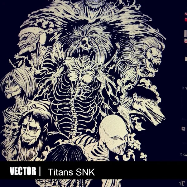 vector titanes snk