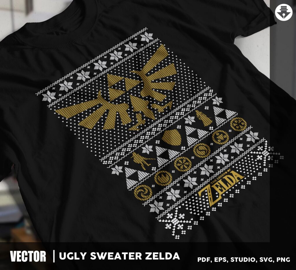 Vector de Zelda Ugly Sweater