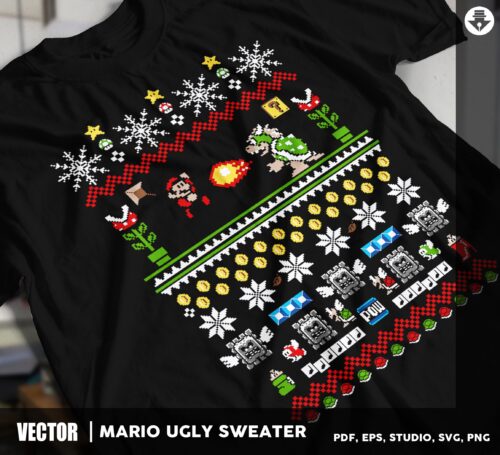 Diseño Mario Ugly Sweater