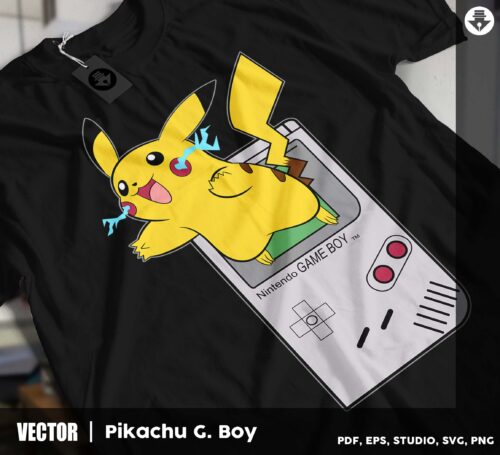 Vista previa de vector pikachu game