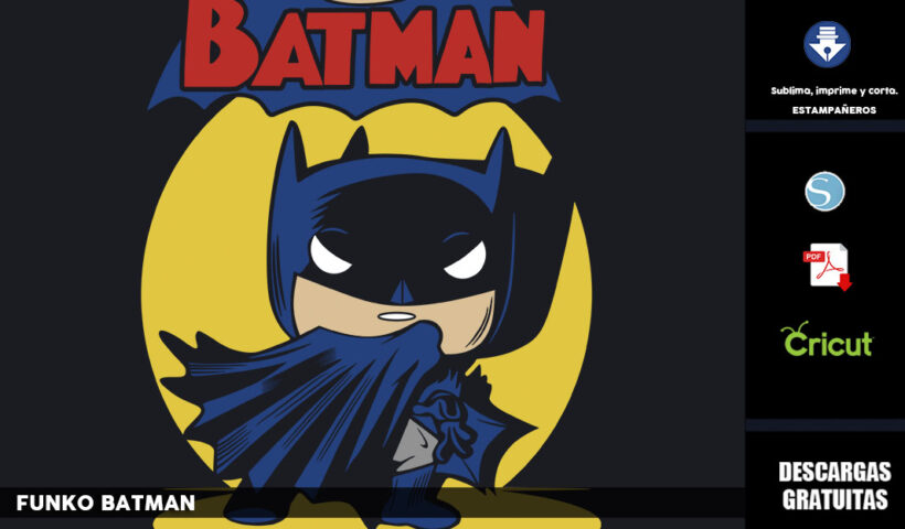 Funko Batman svg