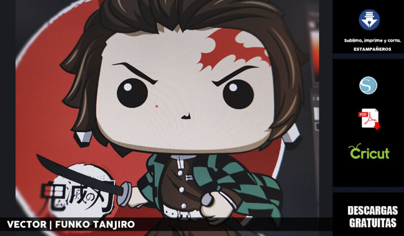 Funko Tanjiro Svg